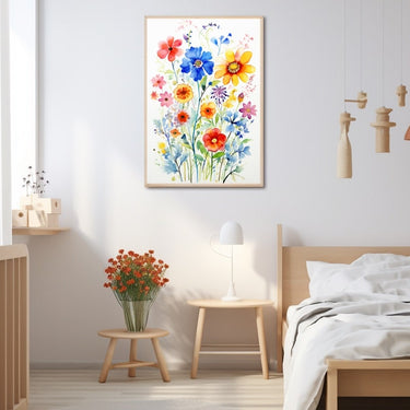 Watercolour Painting of Flowers